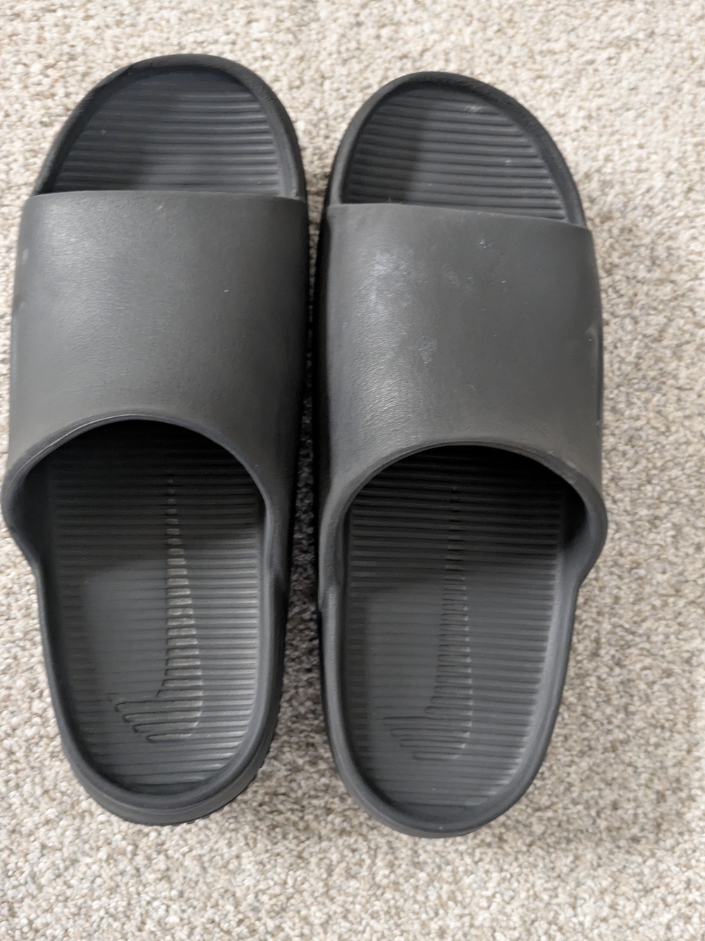 NEW Men’s NIKE CALM SLIDE BLACK / BLACK (FD4116 001) Sz 9 Comfort Bestseller